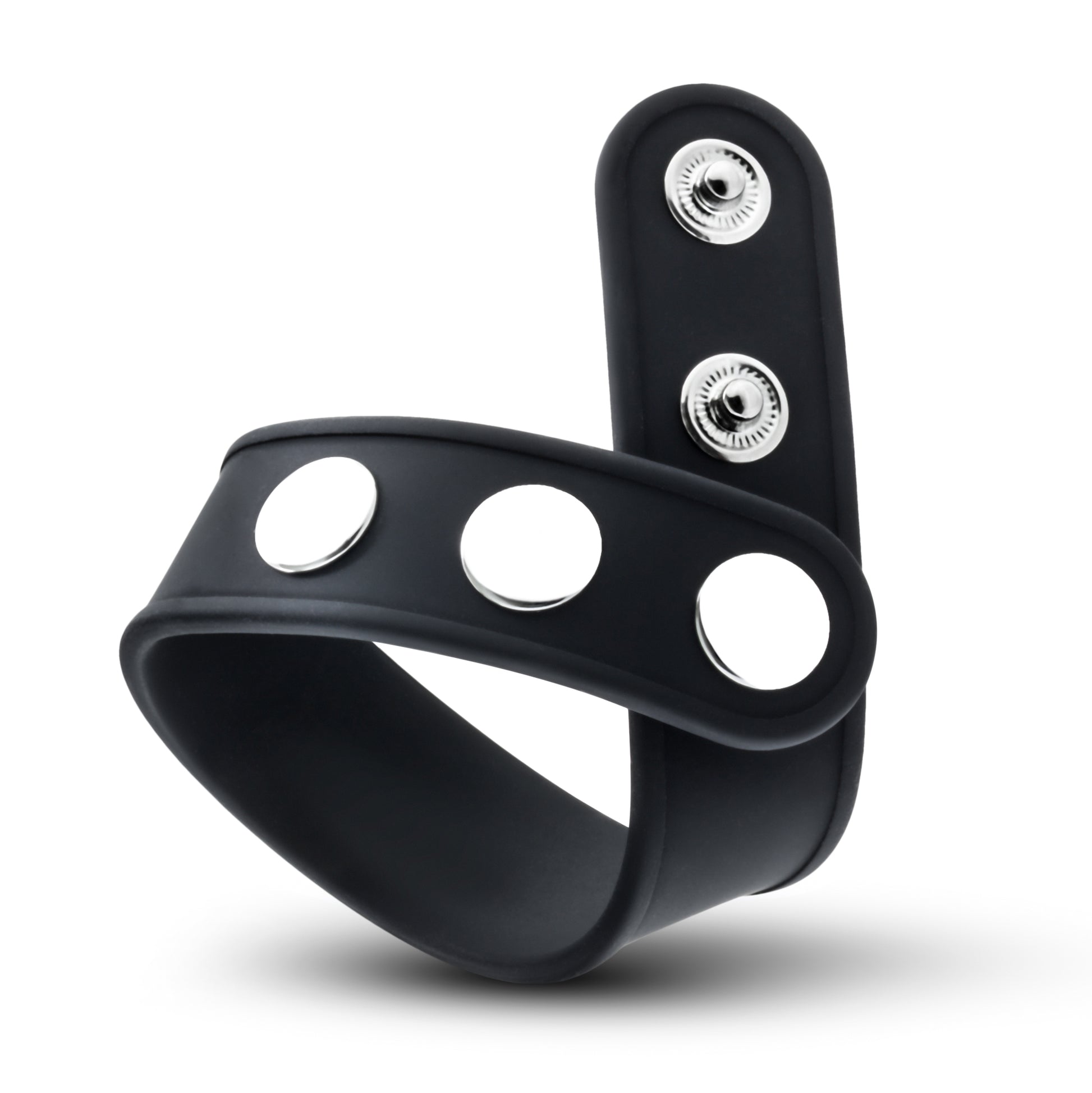 Performance - Vs5 - Silicone 3 - Snap Cock Strap - Black | 850002870121 | Available at EroticWarehouse.com