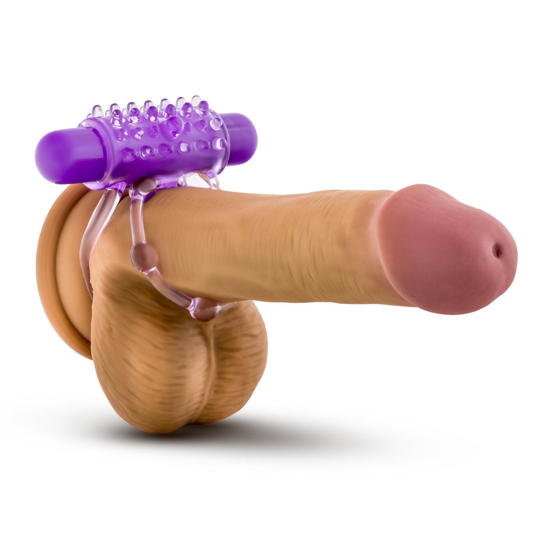 Play With Me - the Player - Vibrating Double Strap Ring - Purple | 853858007444 | Available at EroticWarehouse.com
