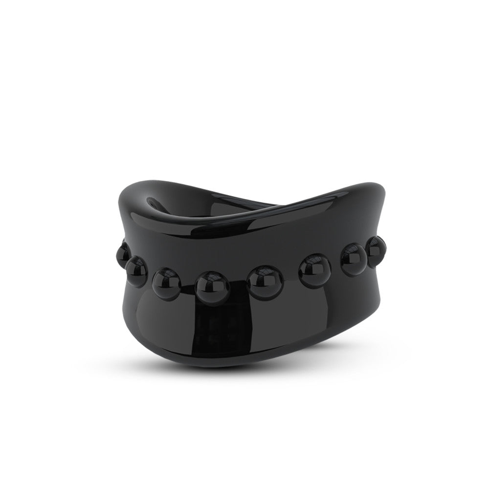 Stay Hard - Beef Ball Stretcher - 1.5 Inch Diameter - Black | 819835026112 | Available at EroticWarehouse.com