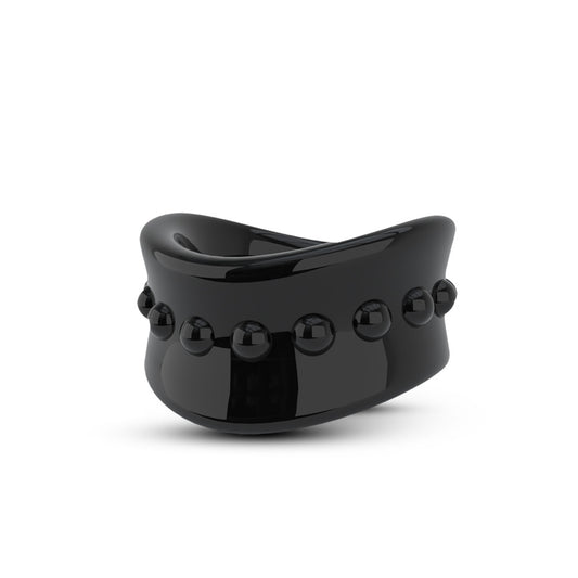 Stay Hard - Beef Ball Stretcher - 1.5 Inch Diameter - Black | 819835026112 | Available at EroticWarehouse.com