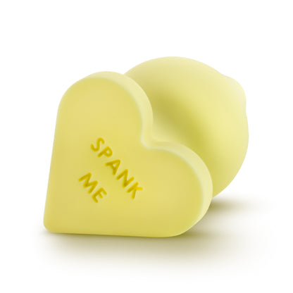 Naughty Candy Heart - Spank Me - Yellow | 735380956301 | Available at EroticWarehouse.com