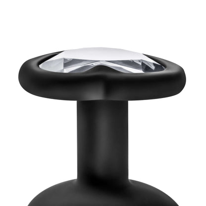 Temptasia - Bling Plug - Small - Black | 819835020745 | Available at EroticWarehouse.com
