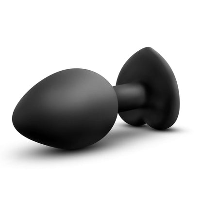 Temptasia - Bling Plug - Small - Black | 819835020745 | Available at EroticWarehouse.com