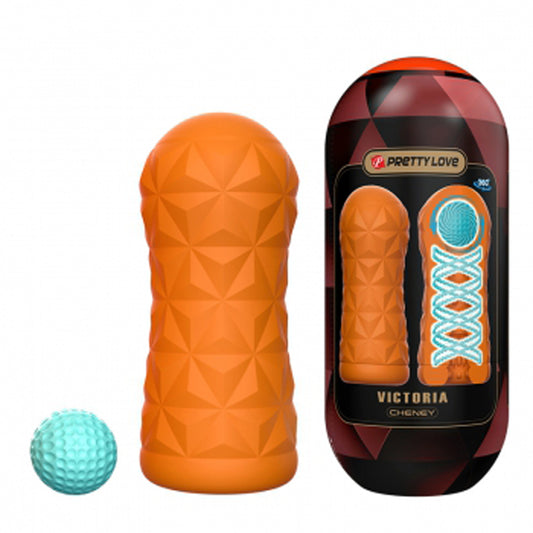 Victoria Masturbator - Orange by Pretty Love | 6959532335422 | Available at EroticWarehouse.com