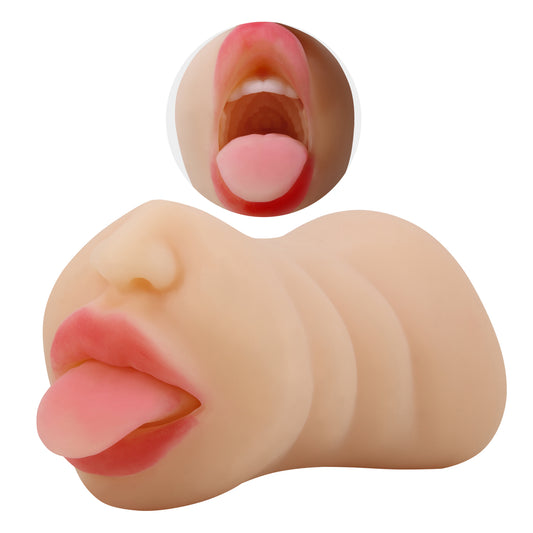 Sarah Mouth Masturbator Sleeve - Light | 6959532329209 | Available at EroticWarehouse.com