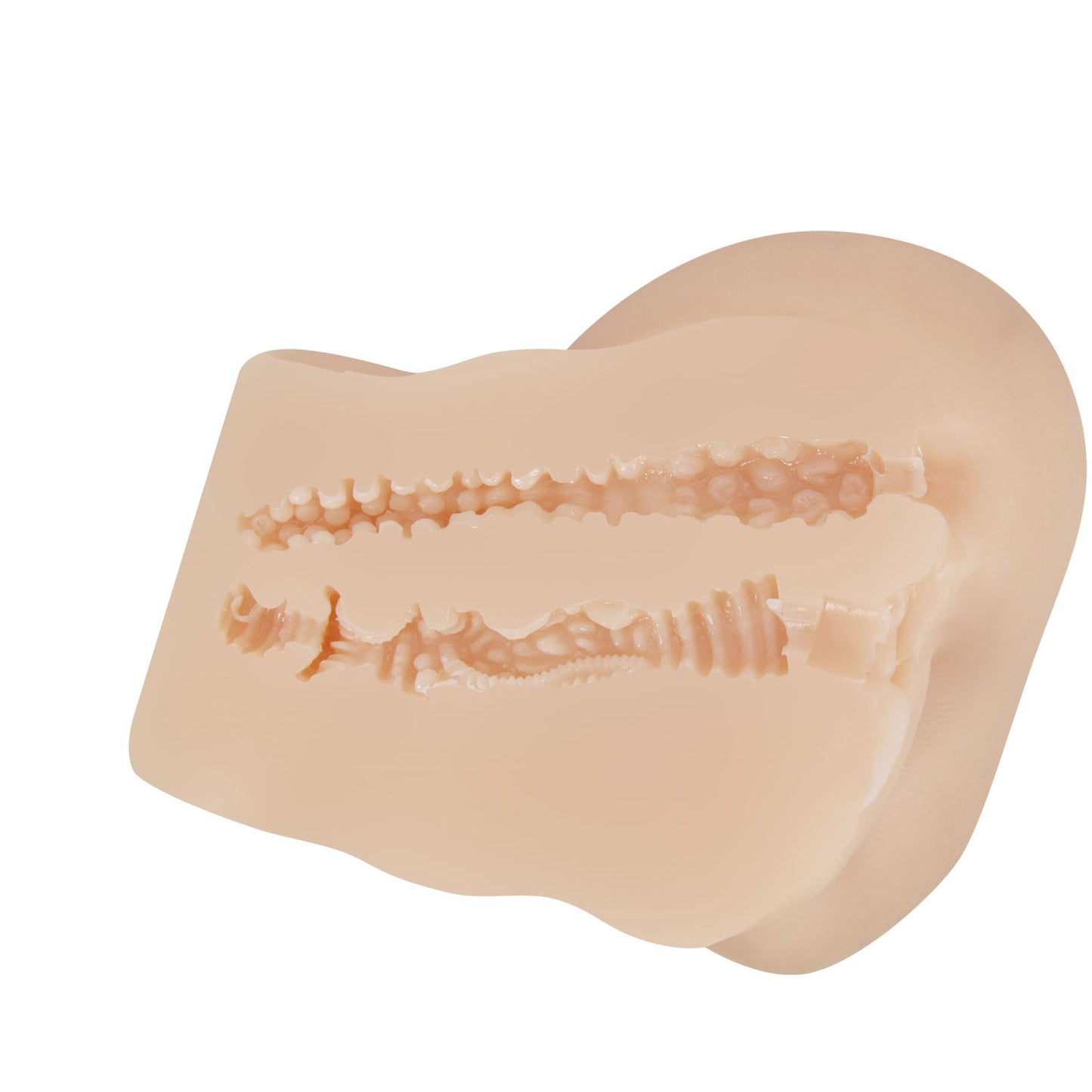 Hailey Realistic Vagina and Ass Vibrating Stroker - Light | 6959532329223 | Available at EroticWarehouse.com