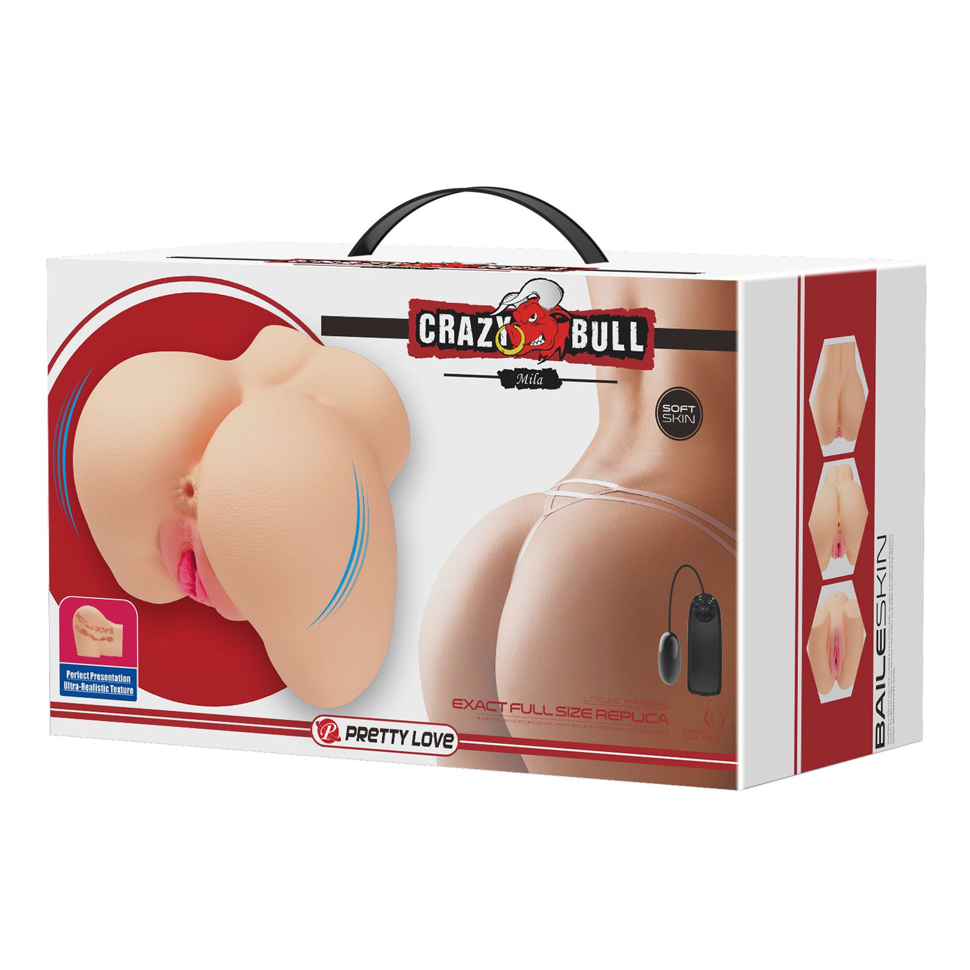Mila Realistic Vagina and Ass Vibrating Stroker - Light | 6959532329230 | Available at EroticWarehouse.com