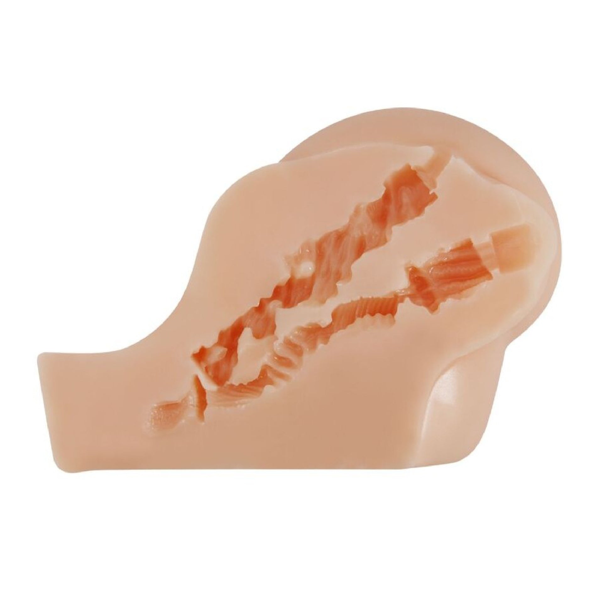 Kylie Realistic Vagina and Ass Vibrating Stroker - Light | 6959532329261 | Available at EroticWarehouse.com