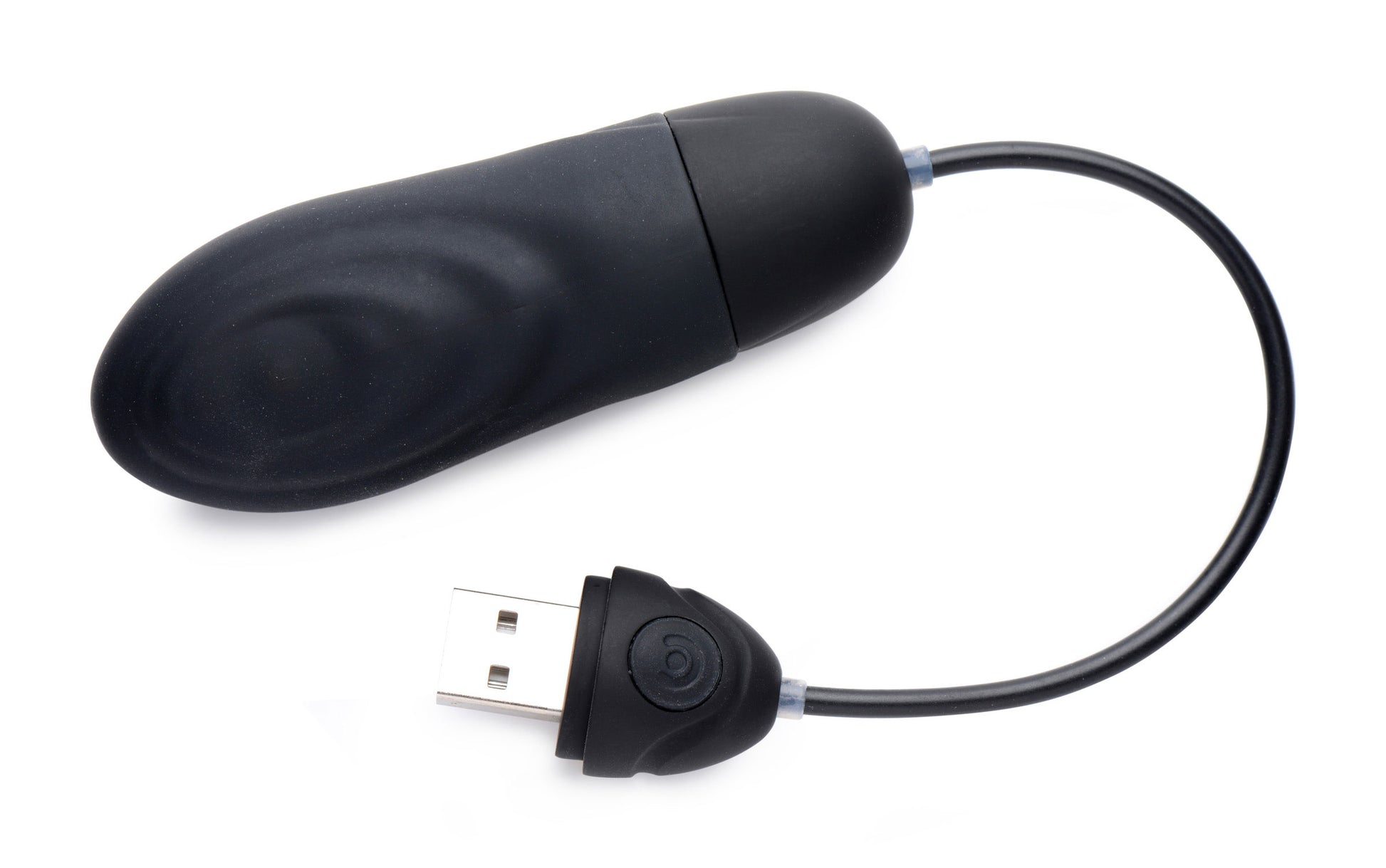 7x Pulsing Rechargeable Silicone Bullet- Black | 848518039071 | Available at EroticWarehouse.com