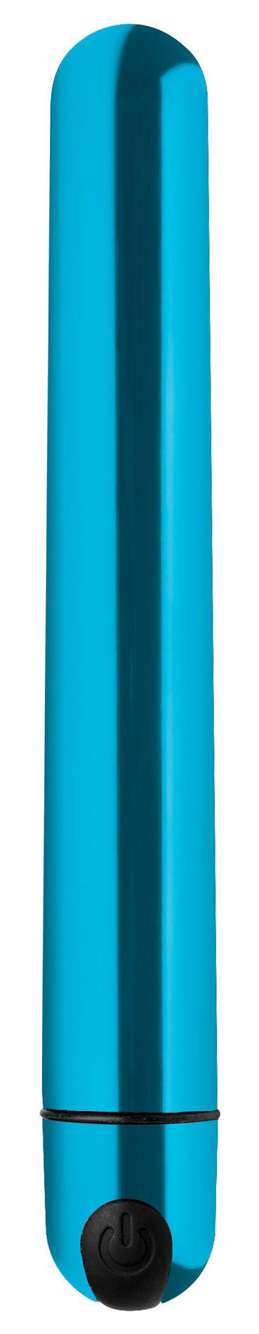 10x Slim Metallic Bullet - Blue | 848518038388 | Available at EroticWarehouse.com