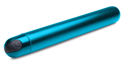10x Slim Metallic Bullet - Blue | 848518038388 | Available at EroticWarehouse.com