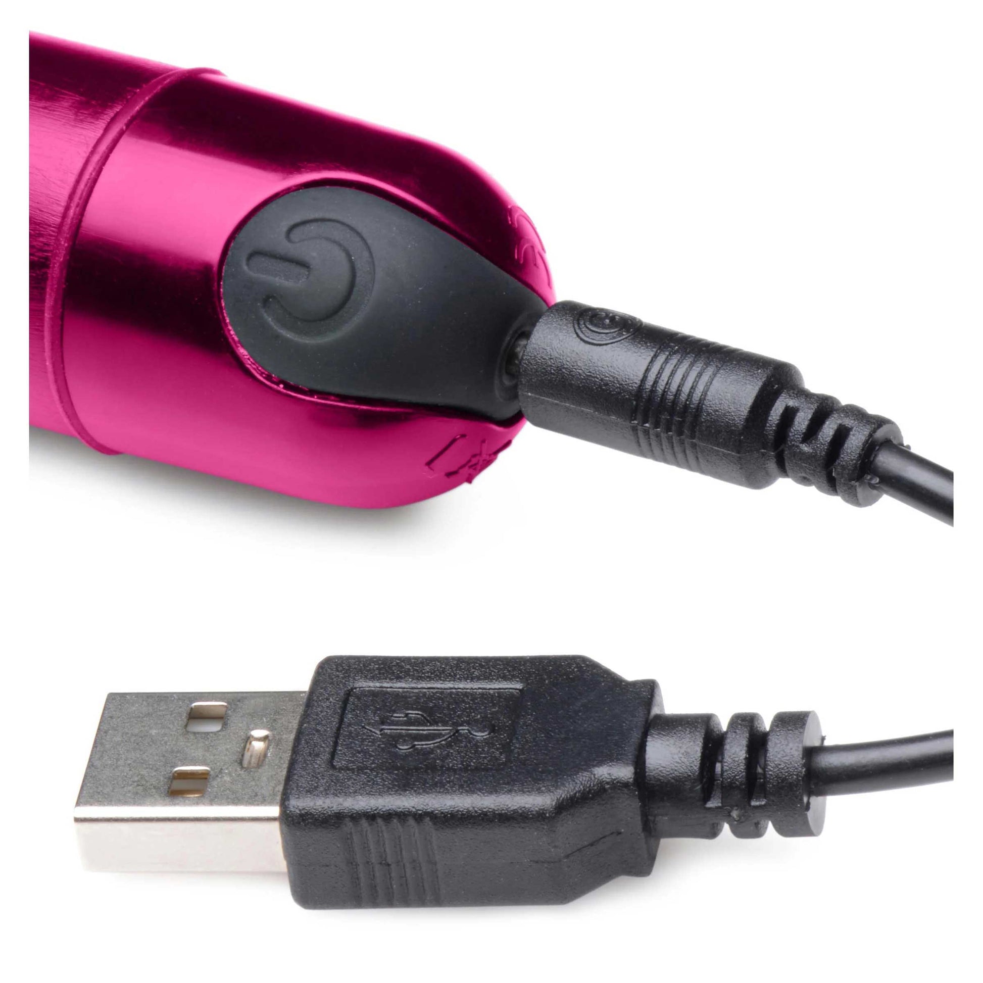 10x Slim Metallic Bullet - Pink | 848518038708 | Available at EroticWarehouse.com