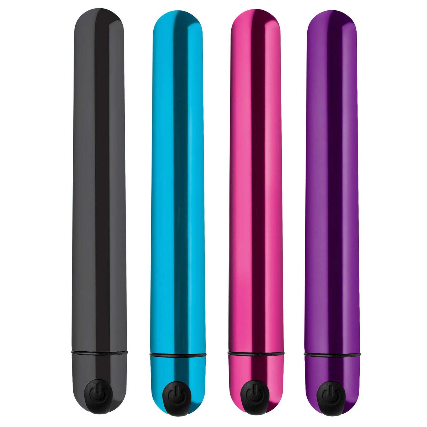 10x Slim Metallic Bullet - Pink | 848518038708 | Available at EroticWarehouse.com