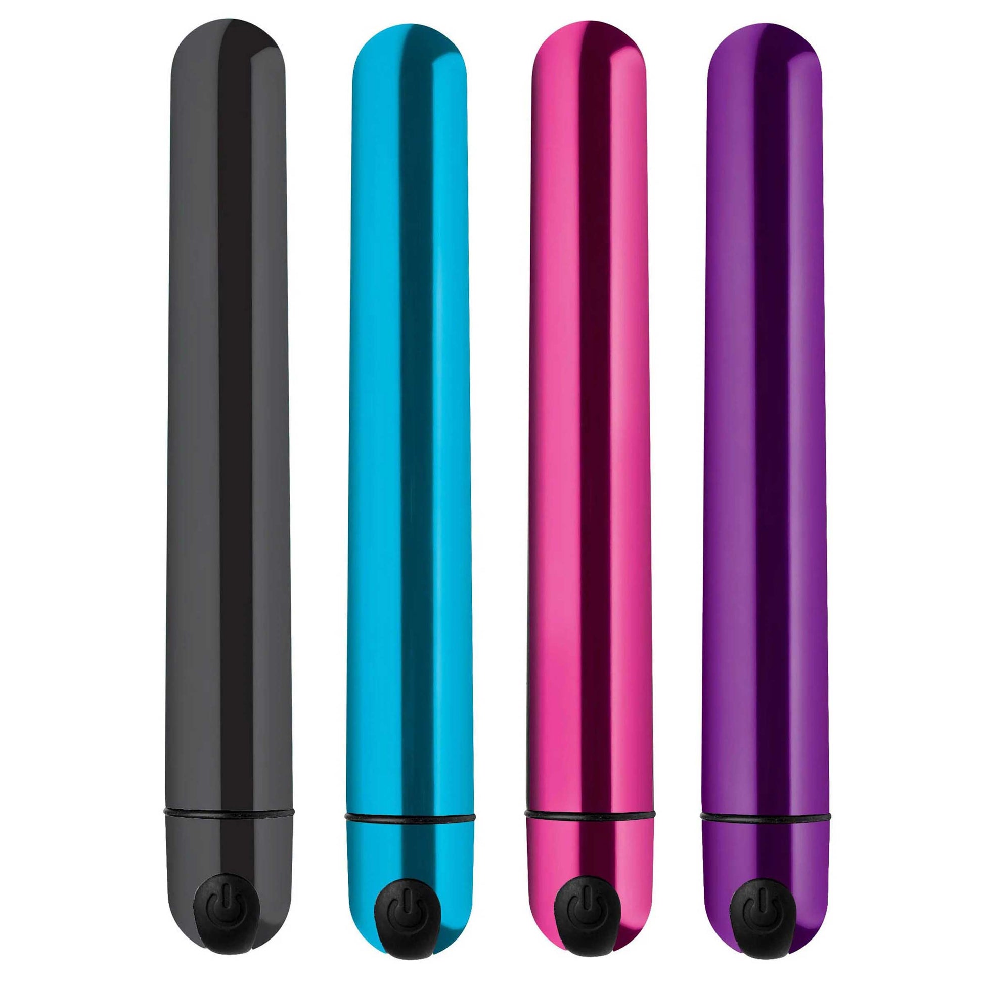 10x Slim Metallic Bullet - Pink | 848518038708 | Available at EroticWarehouse.com