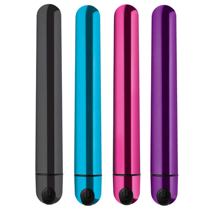 10x Slim Metallic Bullet - Pink | 848518038708 | Available at EroticWarehouse.com