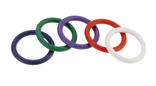Rubber C-Ring Set - 1.25 Inches - Rainbow | 669729410462 | Available at EroticWarehouse.com