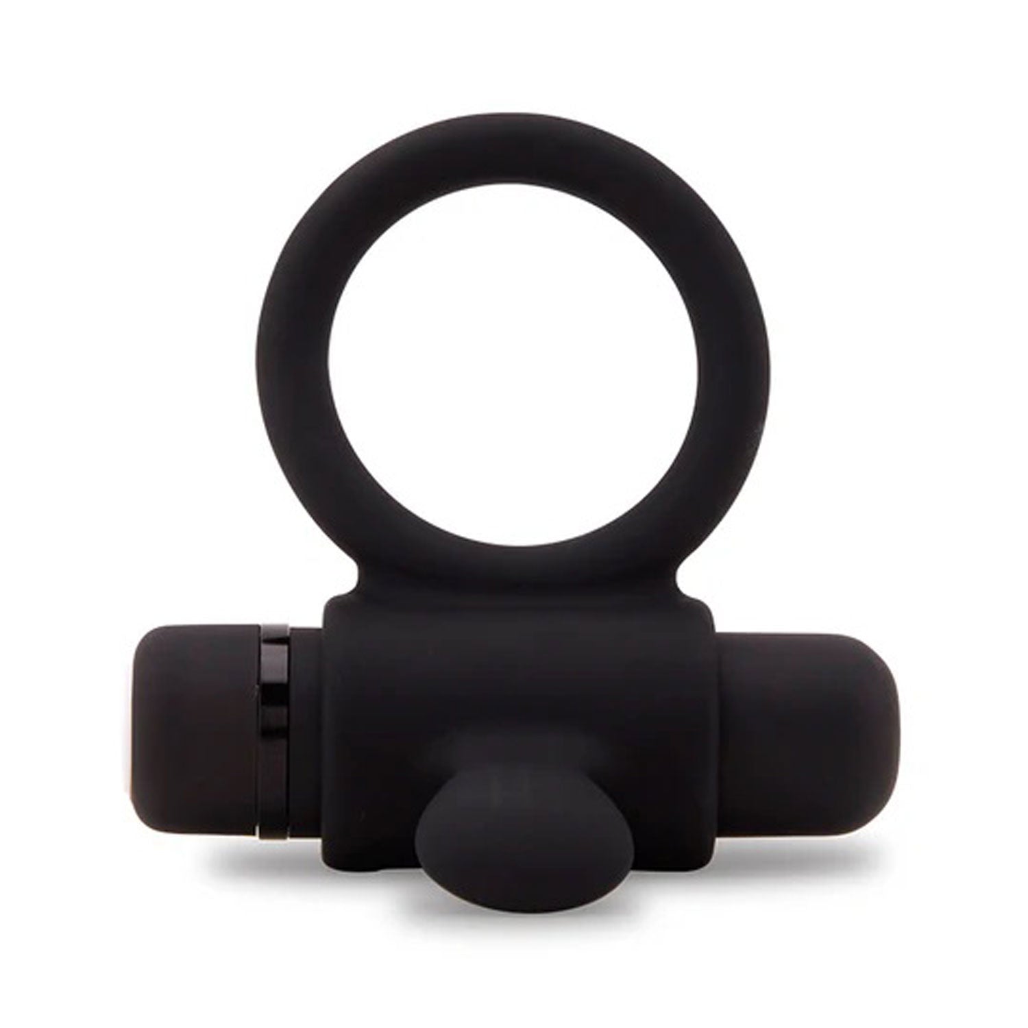 Nu Sensuelle Silicone Bullet Ring - Black | 9342851002842 | Available at EroticWarehouse.com