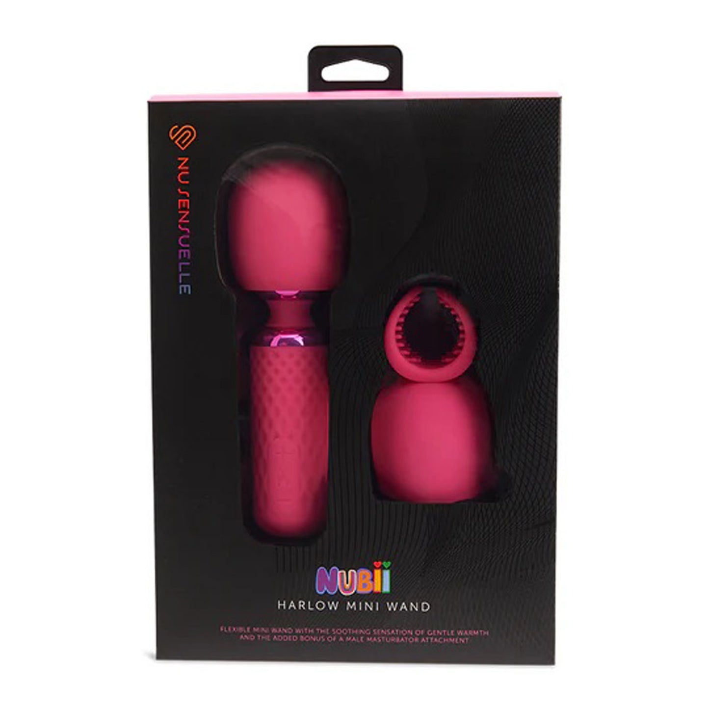 Nu Sensuelle Nubii Harlow Mini Wand - Pink | 9342851003603 | Available at EroticWarehouse.com