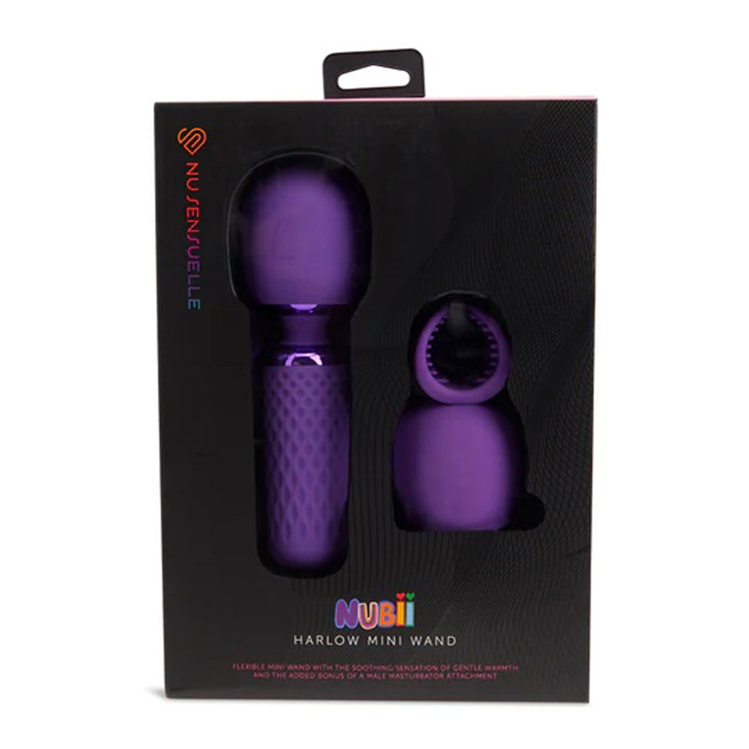 Nu Sensuelle Nubii Harlow Mini Wand - Purple | 9342851003610 | Available at EroticWarehouse.com