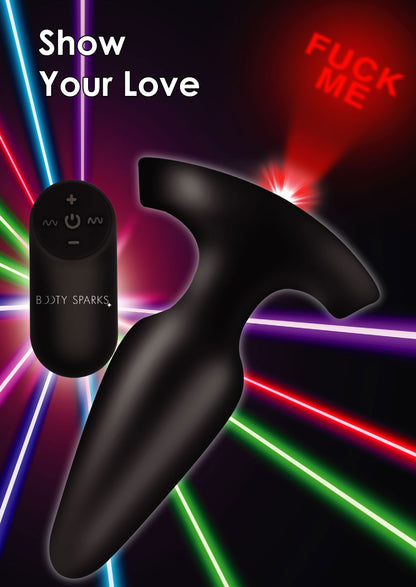 Laser Fuck Me Anal Plug with Remote Control - Small | 848518045270 | Available at EroticWarehouse.com