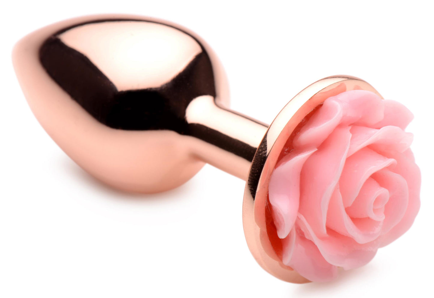 Pink Rose Gold Anal Plug - Small | 848518045720 | Available at EroticWarehouse.com