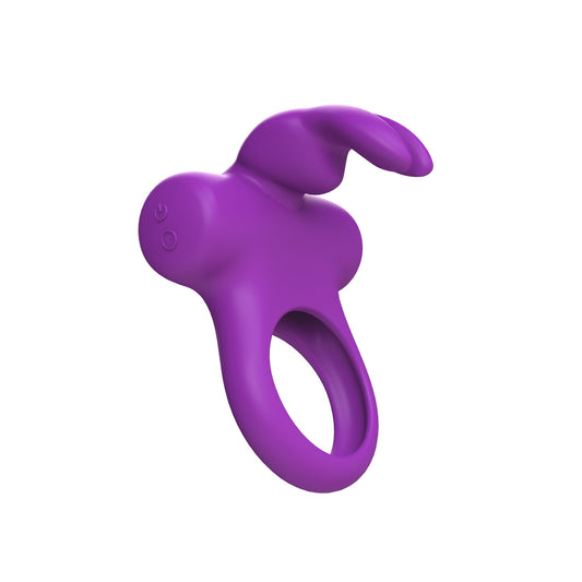 Ohhh Bunny Frisky Bunny Vibrating Ring - Perfectly Purple | 731882511376 | Available at EroticWarehouse.com