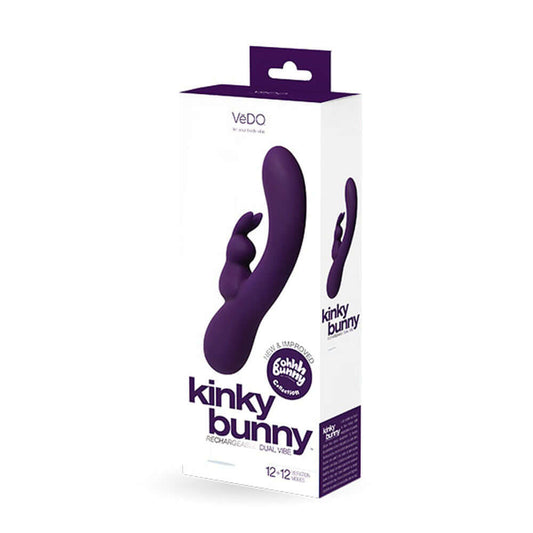 Kinky Bunny Plus Rechargeable Rabbit - Purple | 789185757052 | Available at EroticWarehouse.com