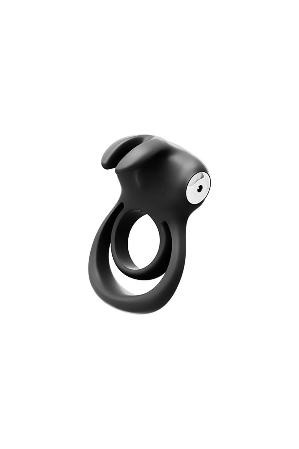 Thunder Bunny Rechargeable Dual Ring - Black Pearl | 789185756840 | Available at EroticWarehouse.com
