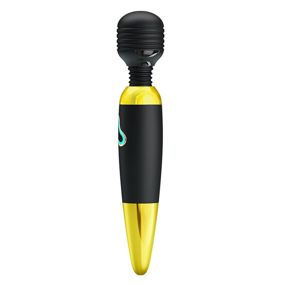 Pretty Love Body Wand With Led Light - Black and Gold | 6959532316551 | Available at EroticWarehouse.com