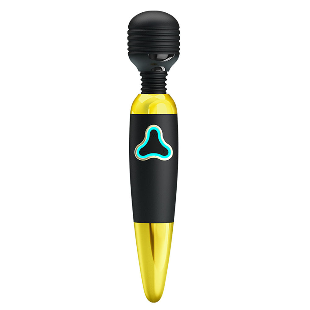 Pretty Love Body Wand With Led Light - Black and Gold | 6959532316551 | Available at EroticWarehouse.com