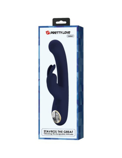Lamar - Led Digital Display Rabbit - Blue | 6959532334593 | Available at EroticWarehouse.com