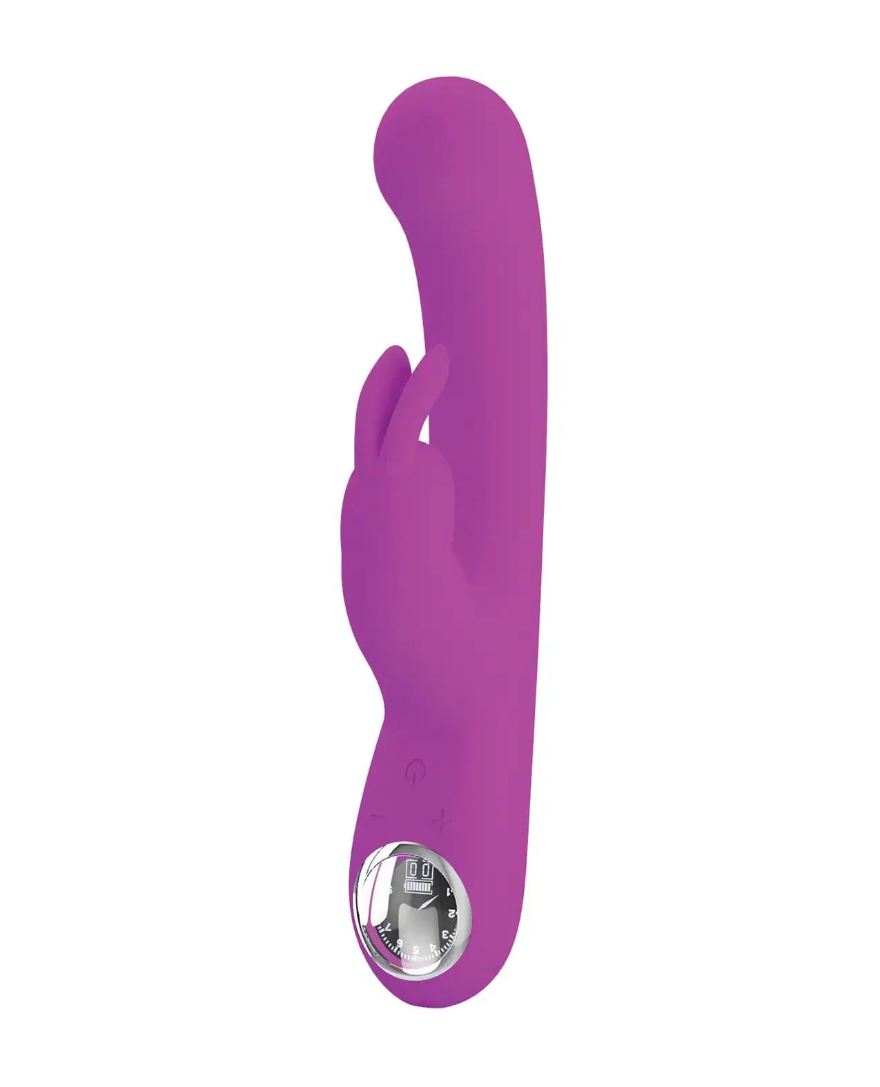 Lamar Led Digital Display Rabbit - Fuchsia | 6959532335491 | Available at EroticWarehouse.com