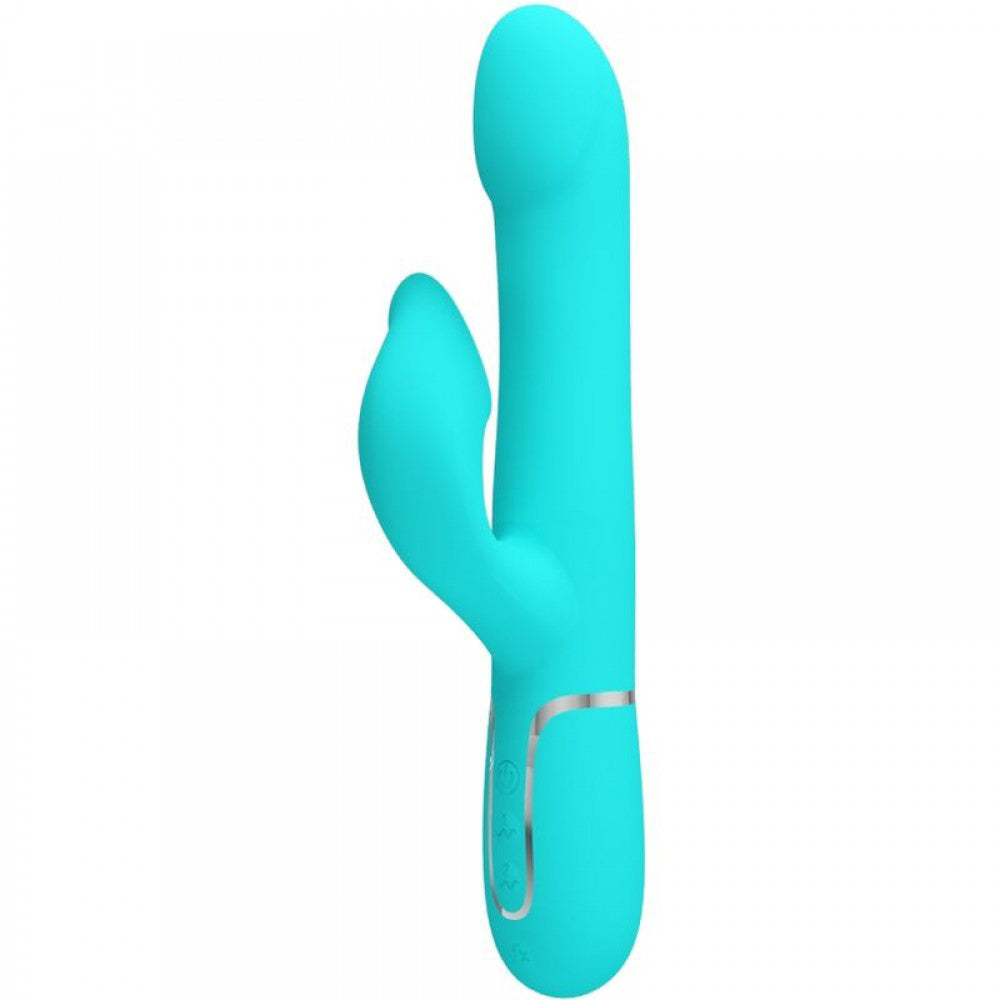 Falin Rabbit Vibrator Pearls - Turquoise | 6959532335835 | Available at EroticWarehouse.com