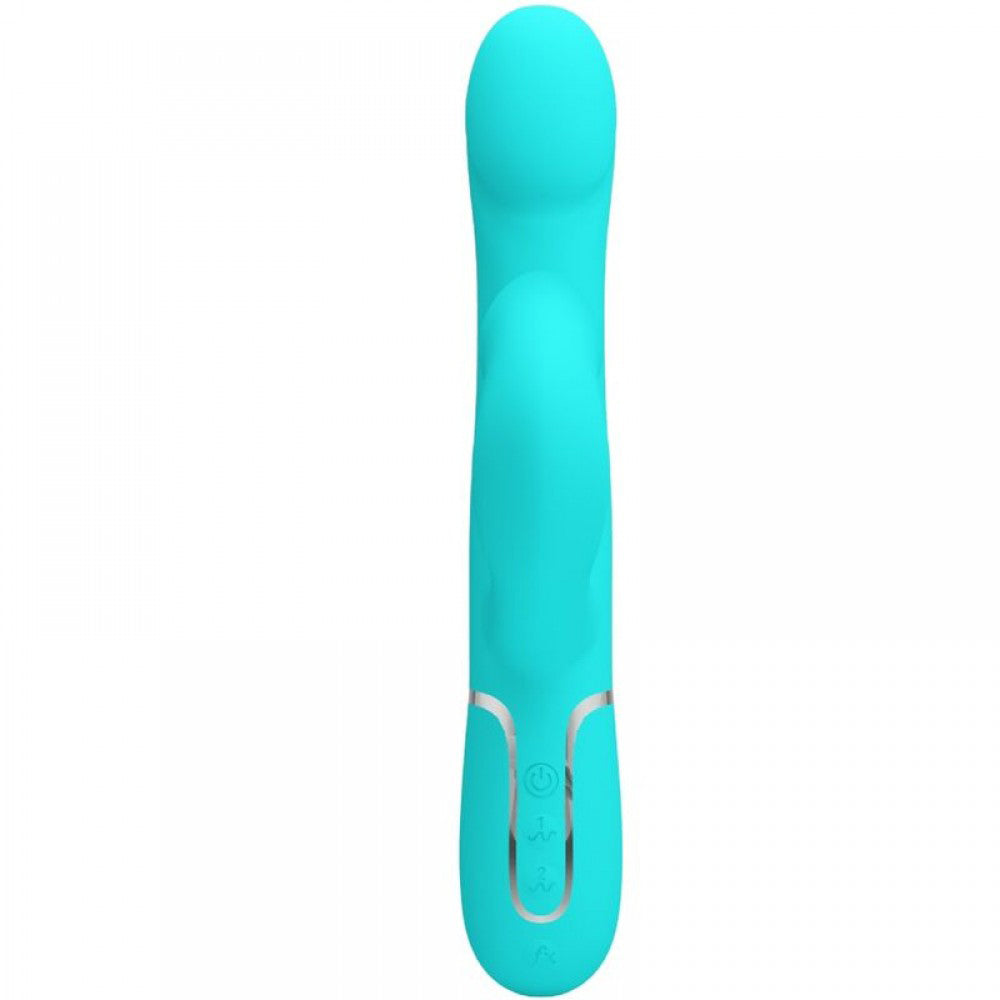 Falin Rabbit Vibrator Pearls - Turquoise | 6959532335835 | Available at EroticWarehouse.com