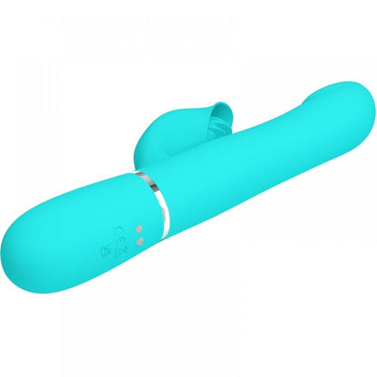 Falin Rabbit Vibrator Pearls - Turquoise | 6959532335835 | Available at EroticWarehouse.com