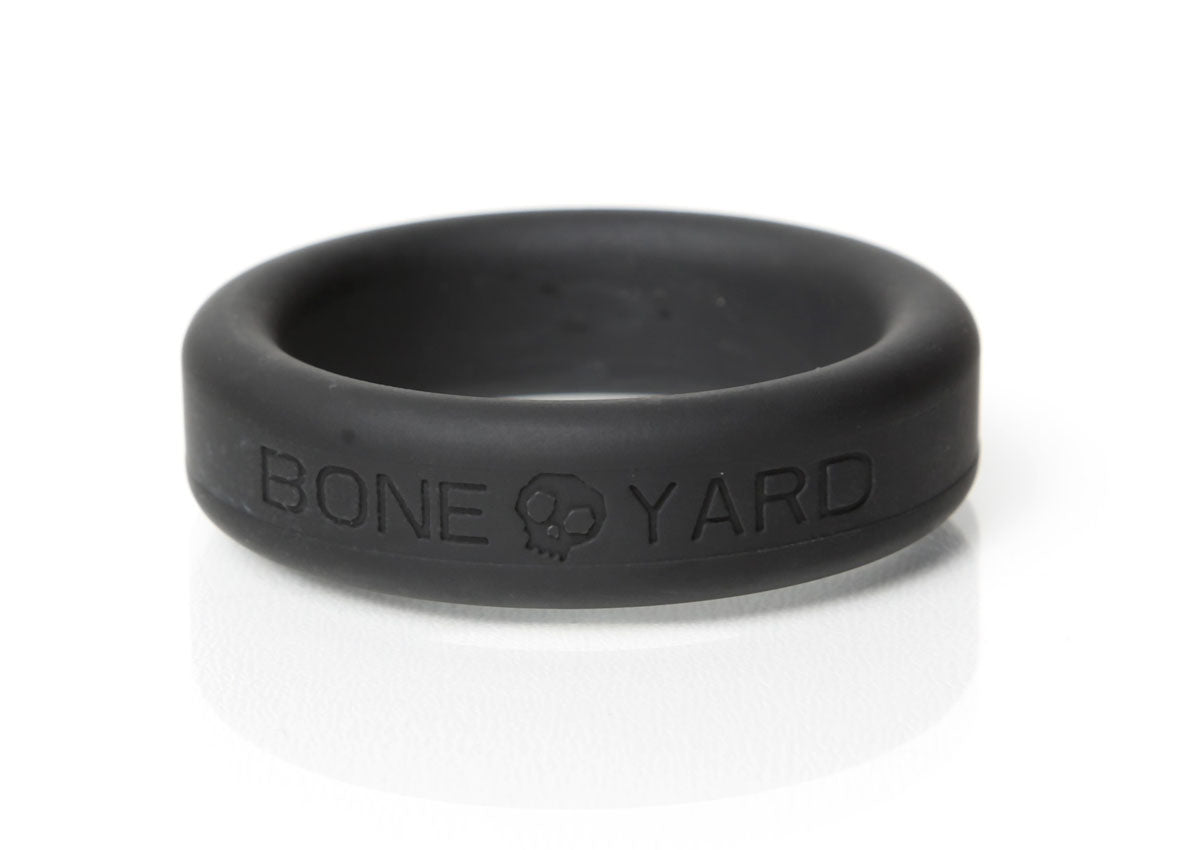 Boneyard Silicone Ring 35mm - Black | 666987001357 | Available at EroticWarehouse.com