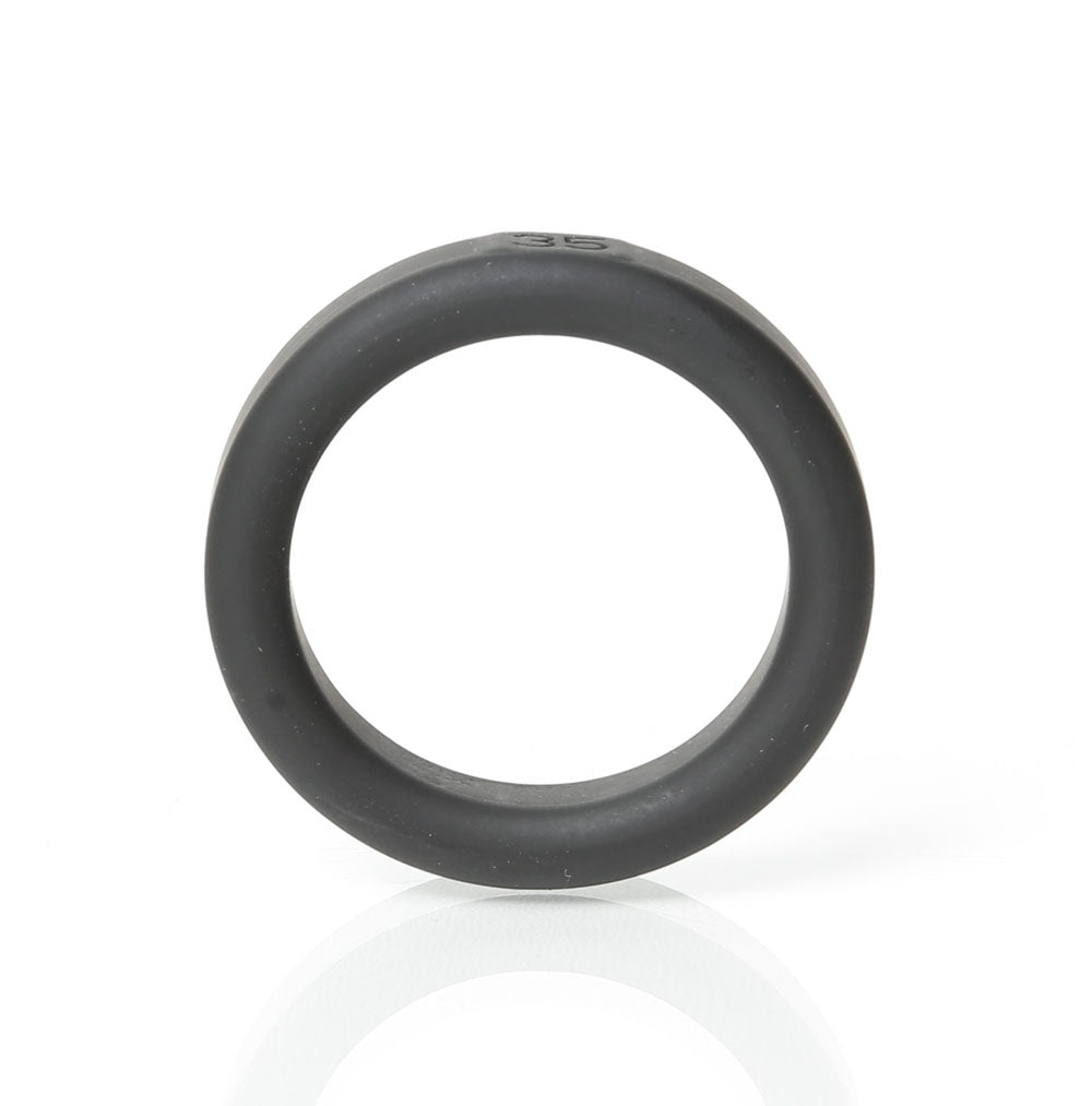 Boneyard Silicone Ring 35mm - Black | 666987001357 | Available at EroticWarehouse.com