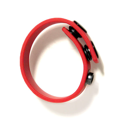 Boneyard Silicone Cock Strap 3 - Snap Ring - Red | 666987003023 | Available at EroticWarehouse.com