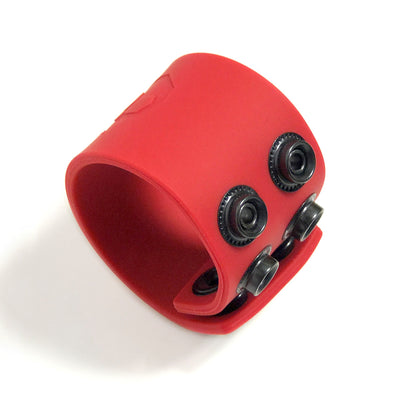 Boneyard Silicone Ball Strap 4cm Stretcher - Red | 666987003122 | Available at EroticWarehouse.com