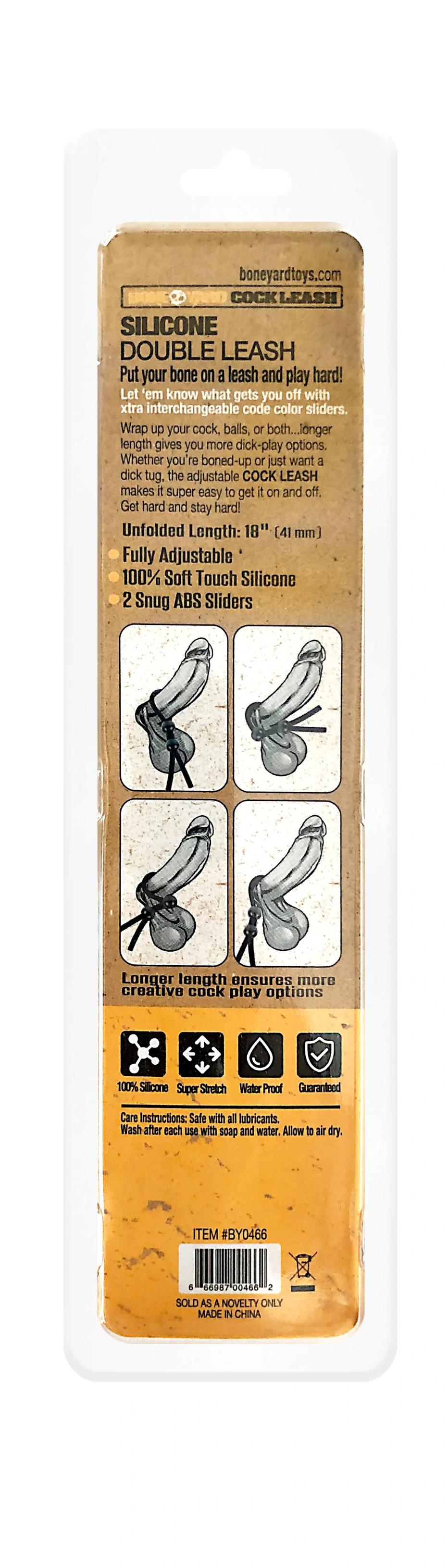 Cock Leash Double | 666987004662 | Available at EroticWarehouse.com