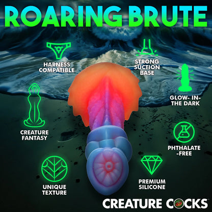 Aqua-Cock Glow-in-the-Dark Silicone Dildo | 848518053251 | Available at EroticWarehouse.com
