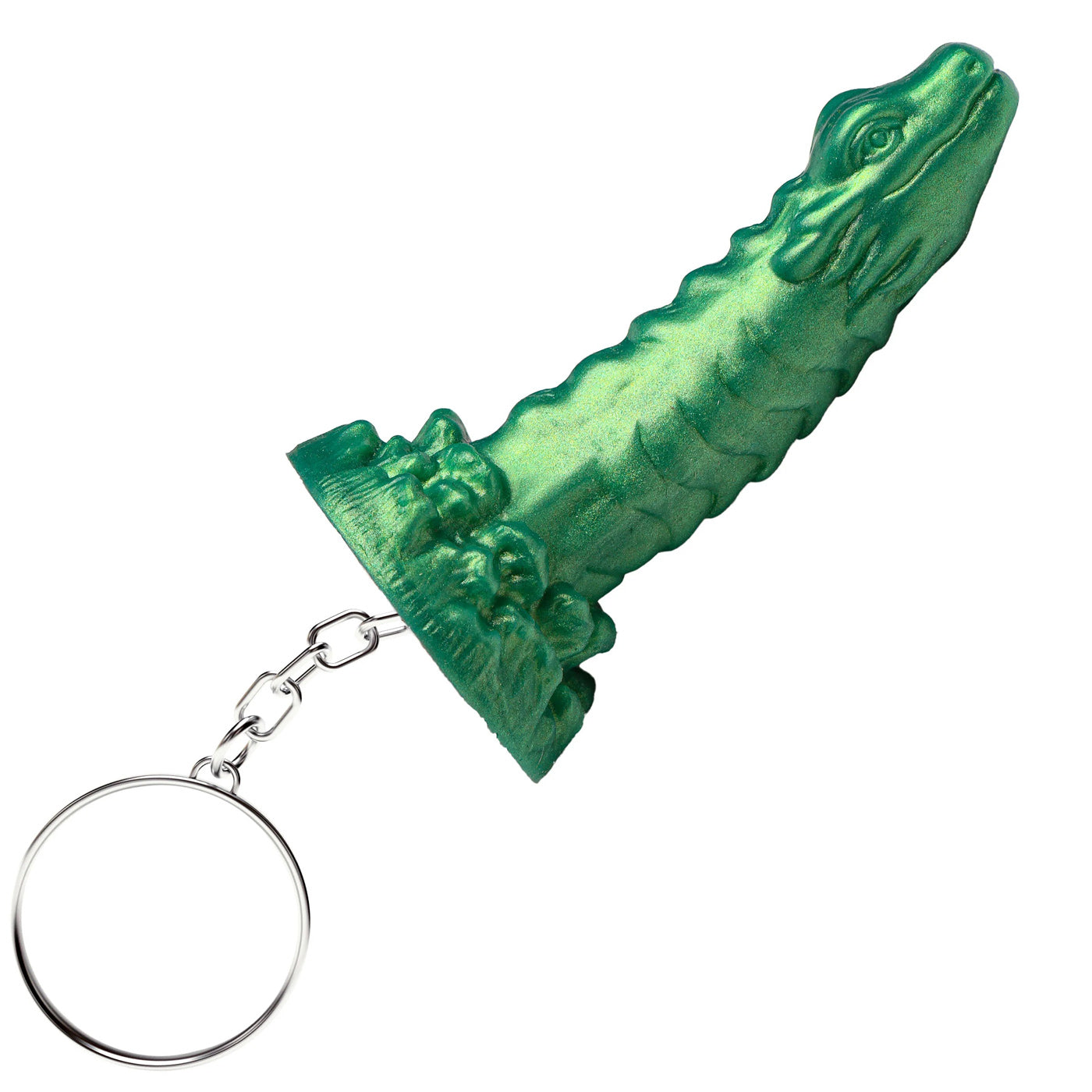 Cockness Monster Keychain - Green | 848518054982 | Available at EroticWarehouse.com