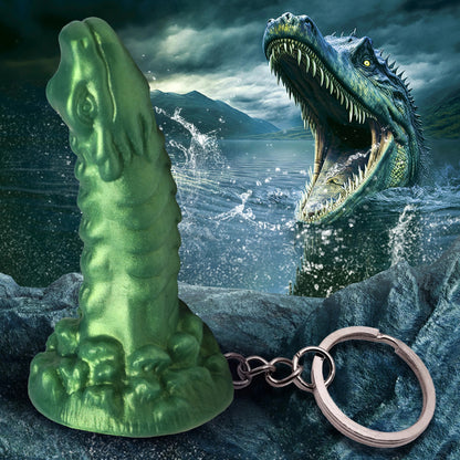 Cockness Monster Keychain - Green | 848518054982 | Available at EroticWarehouse.com