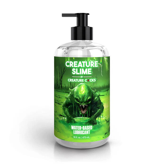 Creature Slime Water Based Lubricant 16oz by XR Brands 848518055422 available at EroticWarehouse.com