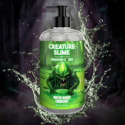 Creature Slime Water Based Lubricant 16oz by XR Brands 848518055422 available at EroticWarehouse.com