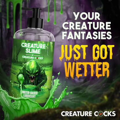 Creature Slime Water Based Lubricant 16oz by XR Brands 848518055422 available at EroticWarehouse.com