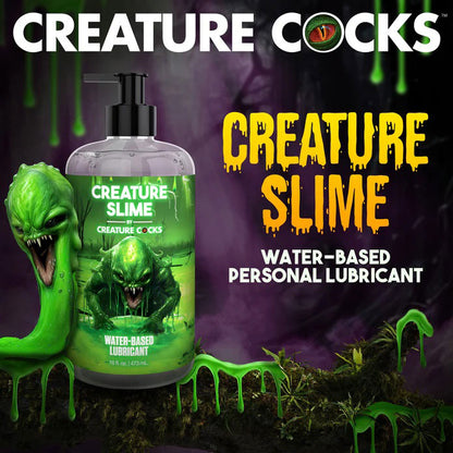Creature Slime Water Based Lubricant 16oz by XR Brands 848518055422 available at EroticWarehouse.com
