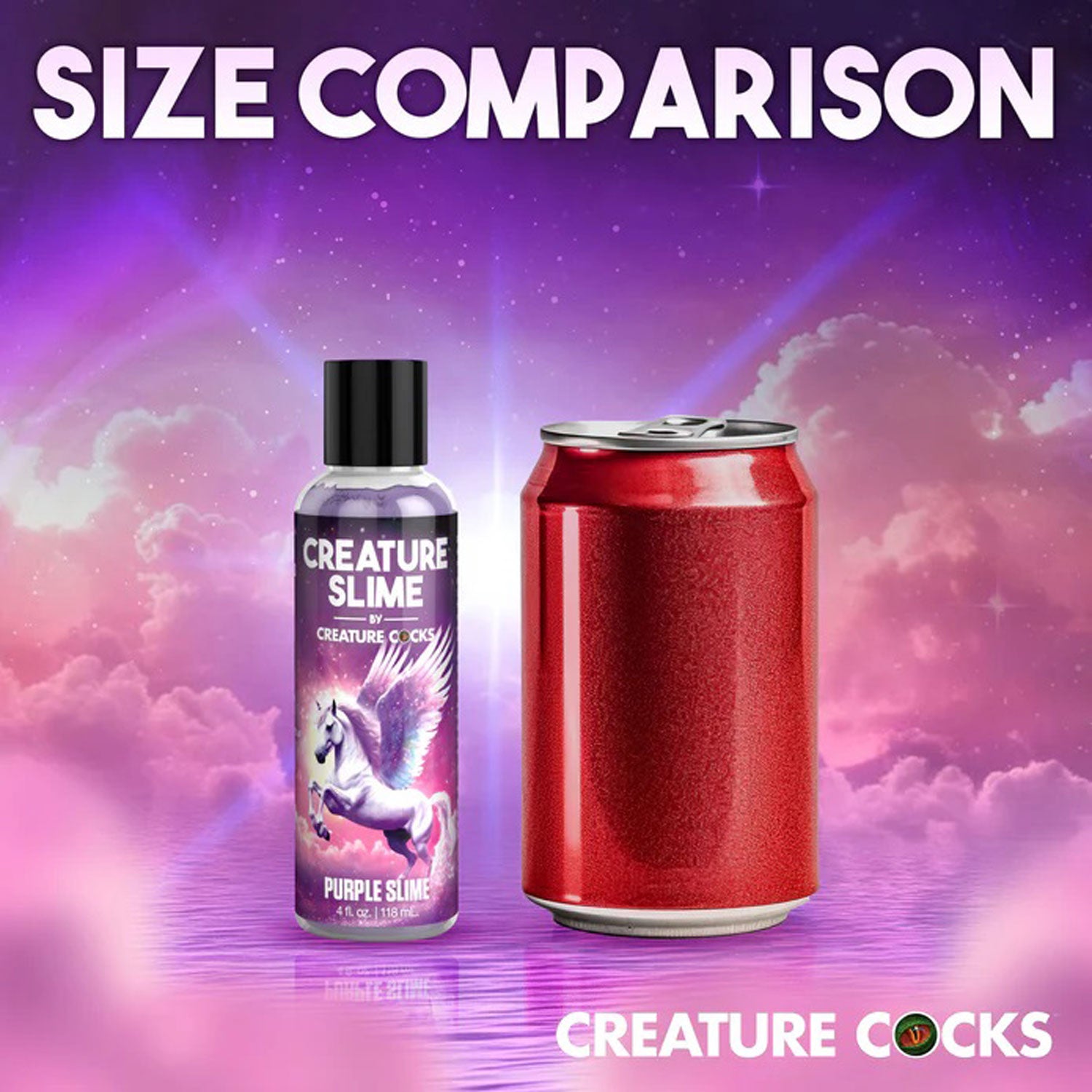 4oz Creature Slime Purple Slime Water-Based - Lubricant | 848518057204 | Available at EroticWarehouse.com