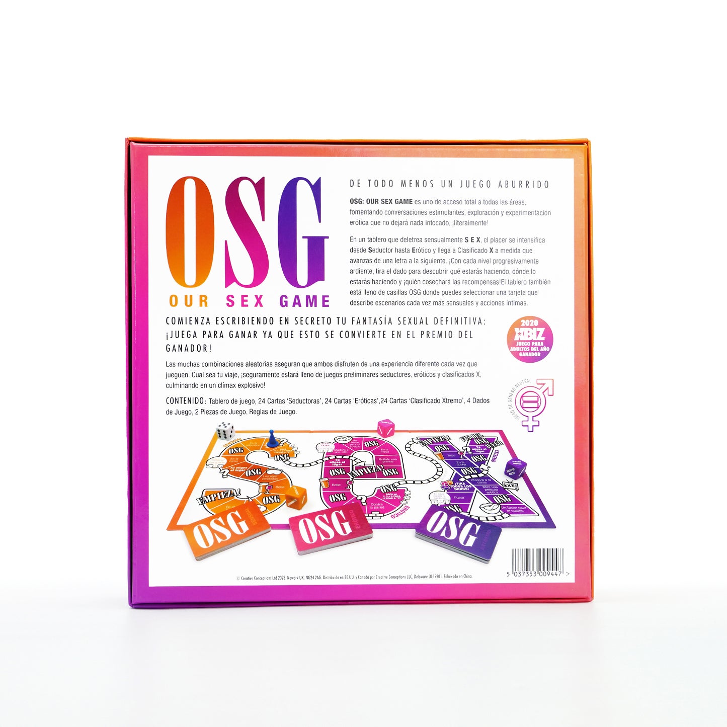 Our Sex Game - Spanish Edition | 5037353009447 | Available at EroticWarehouse.com