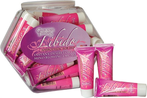 Libido - Aphrodisiac for Her - 36 Piece Fishbowl - 0.5 Oz. Tubes | | Available at EroticWarehouse.com